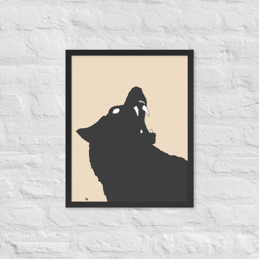 The Wolf Framed Print