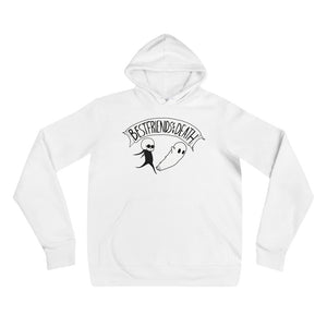 Best Friends For Death White Hoodie