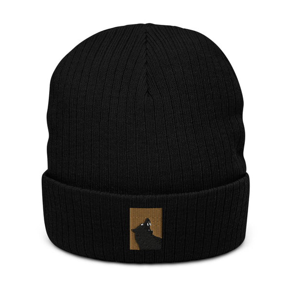 Recycled DeadFrieds Wolf Cuffed Beanie